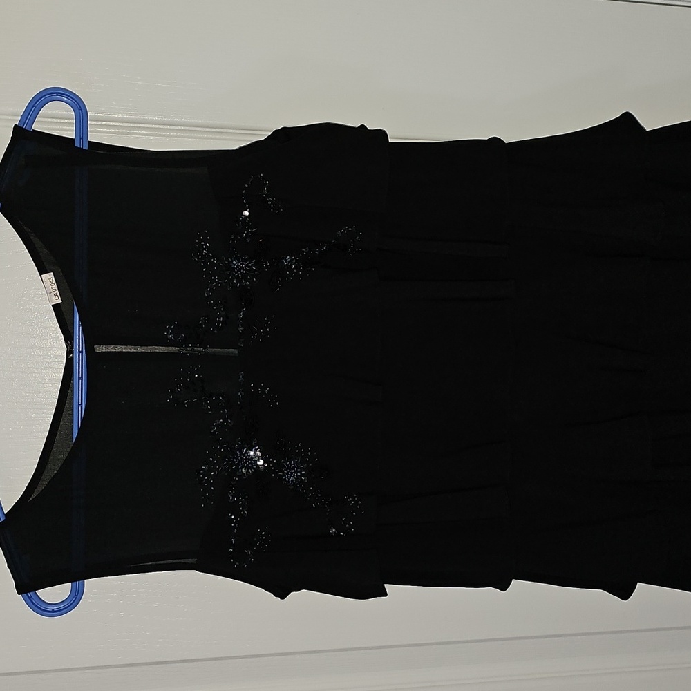 Black Ruffled Dress 👗 - Picture 3 of 6